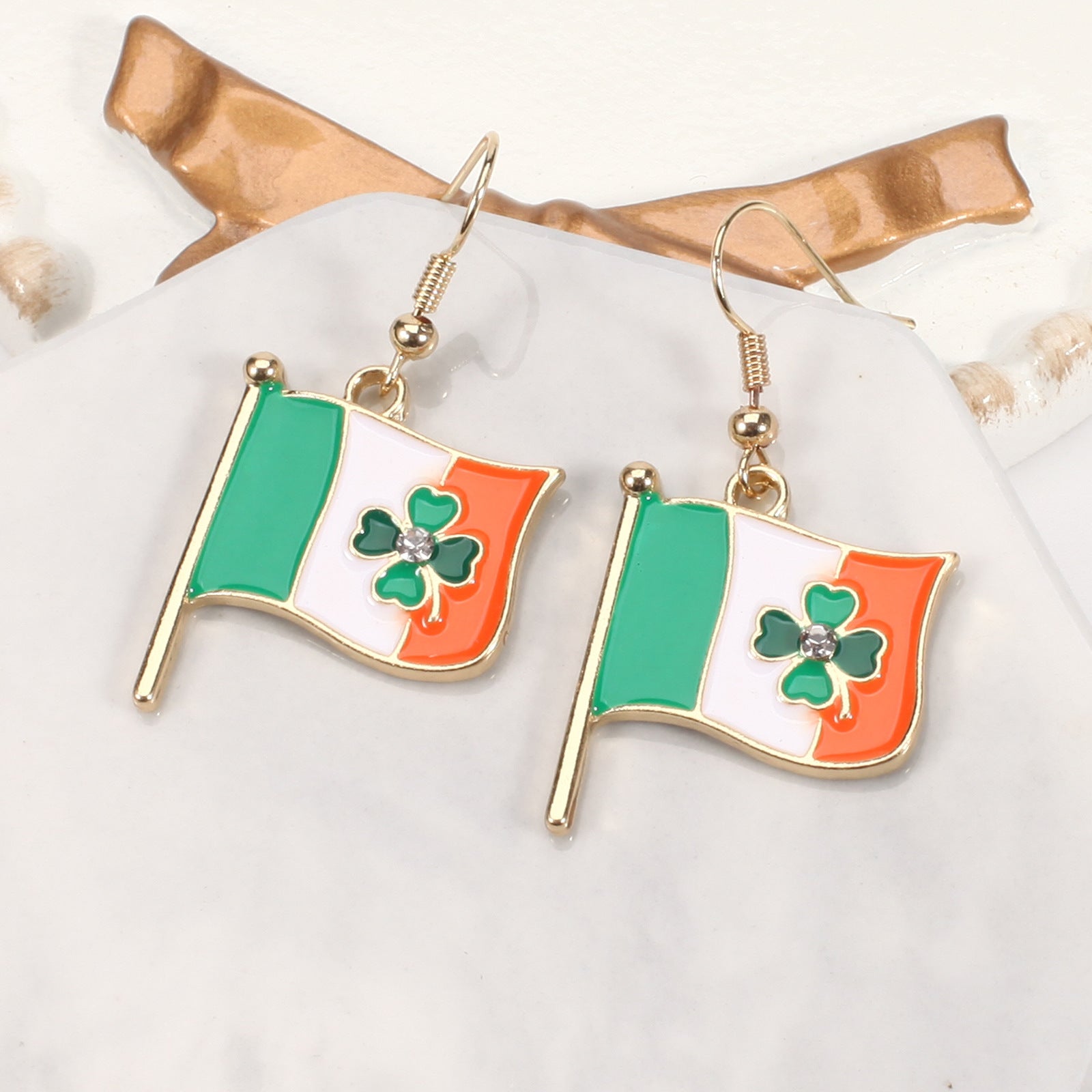 Flag Wine Glass Earrings - product image 46
