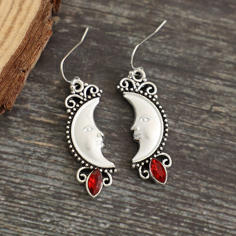 Moon Cross Earrings - product image 3