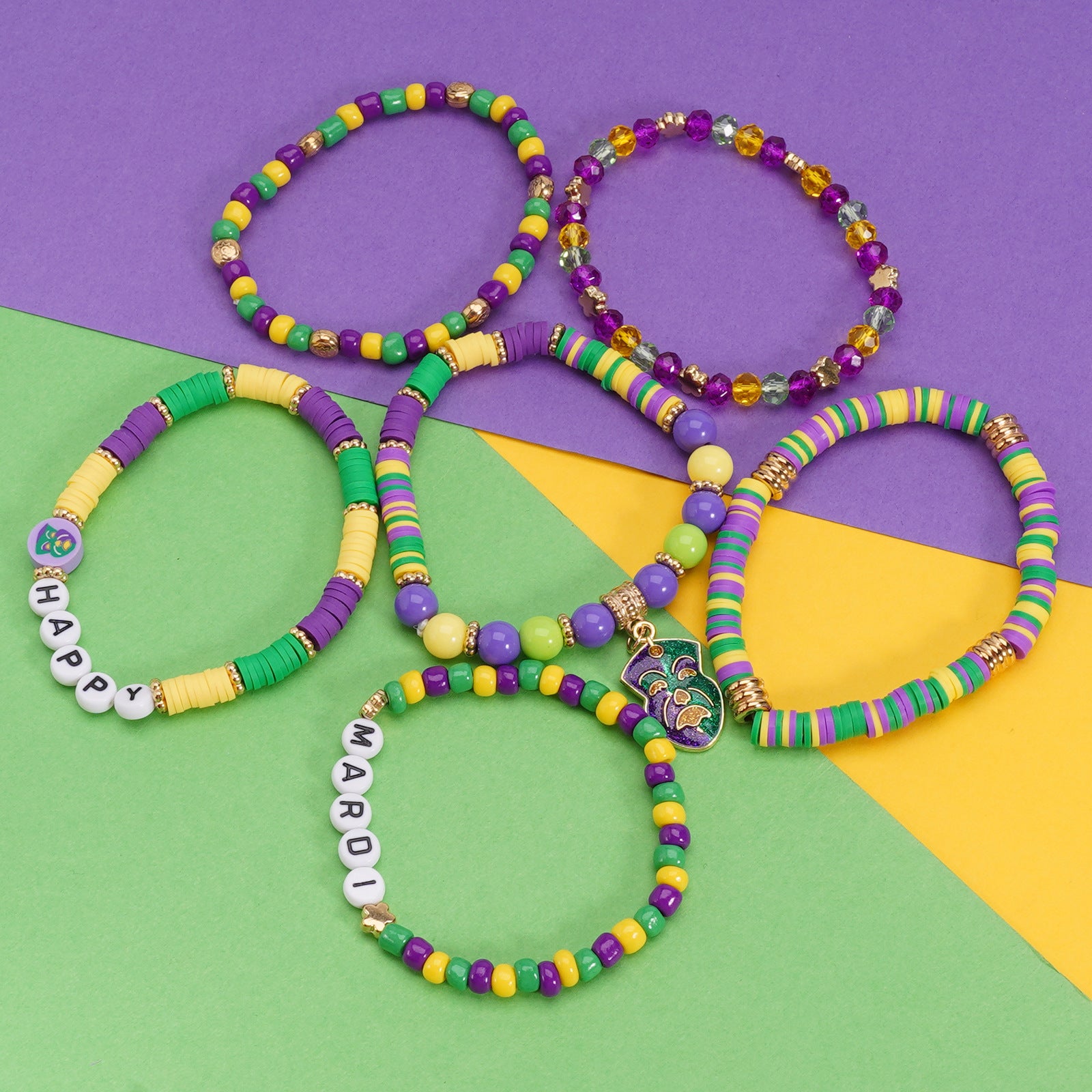 Brazilian Carnival Bracelet Mardi Gras Hat - Face Mask - Pendant - - product image 14