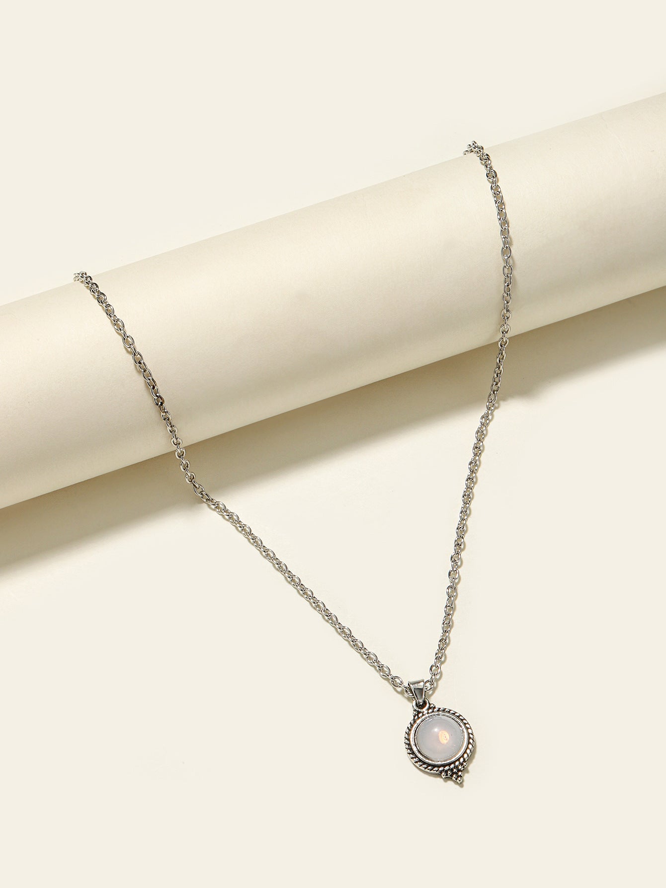 Vintage Moon Cross Necklace for Women