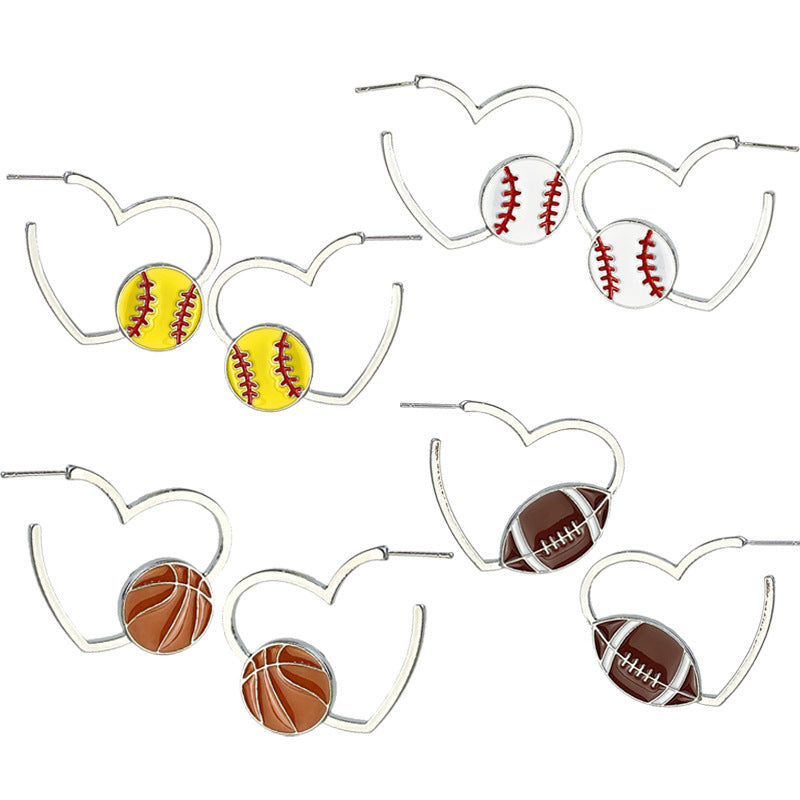 Heart Cross Earrings - product image 4