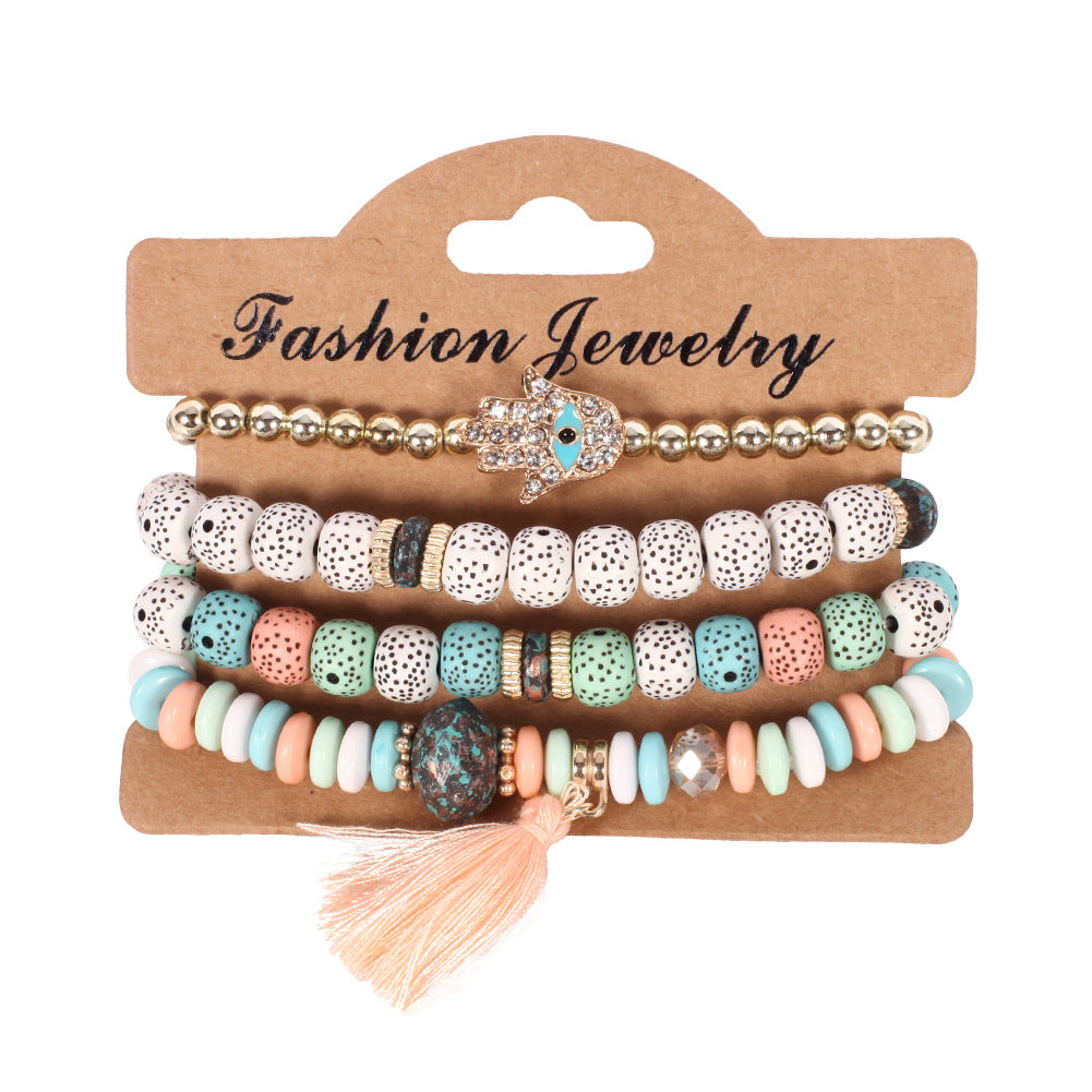 Vintage Cross Beaded Bracelet - product image 10