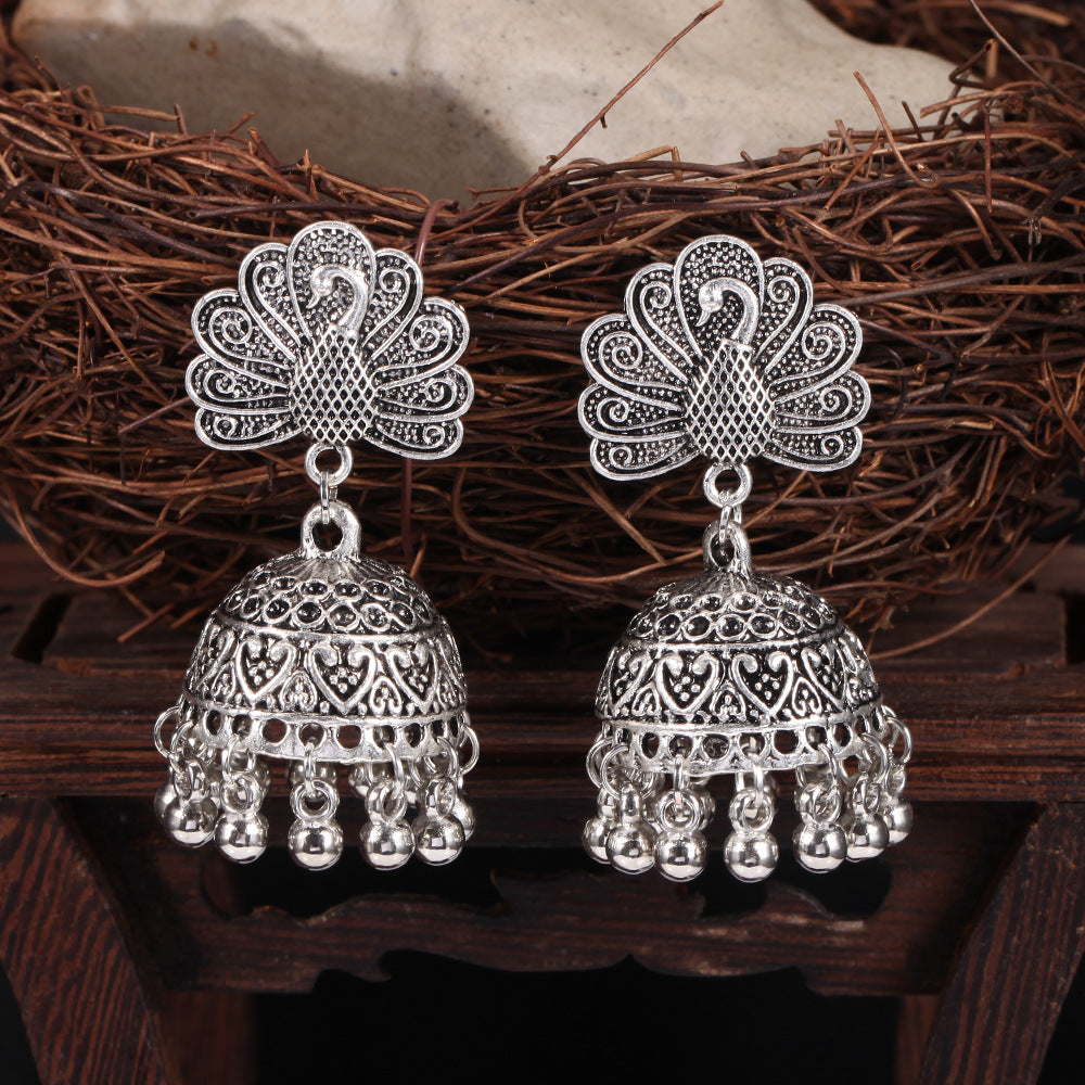 Boho Vintage Heart Beaded Earrings for Women - product image 2