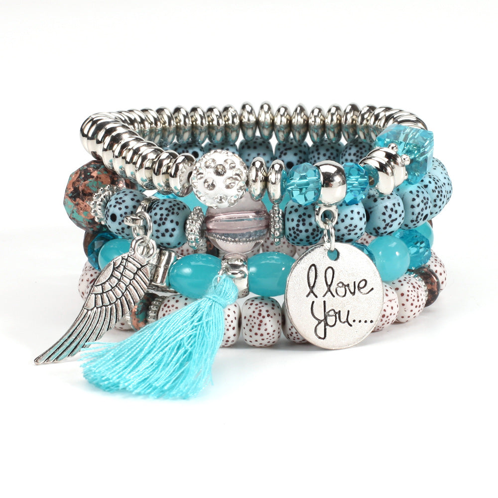 Boho Cross Beaded Bracelet - product image 12