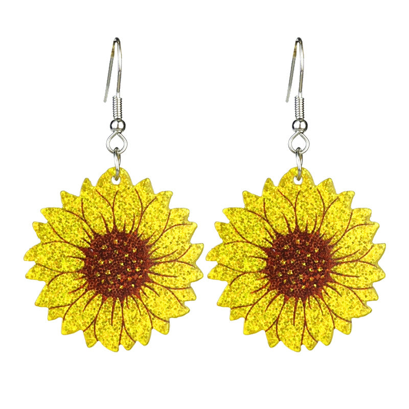 Floral Cross Earrings - product image 7