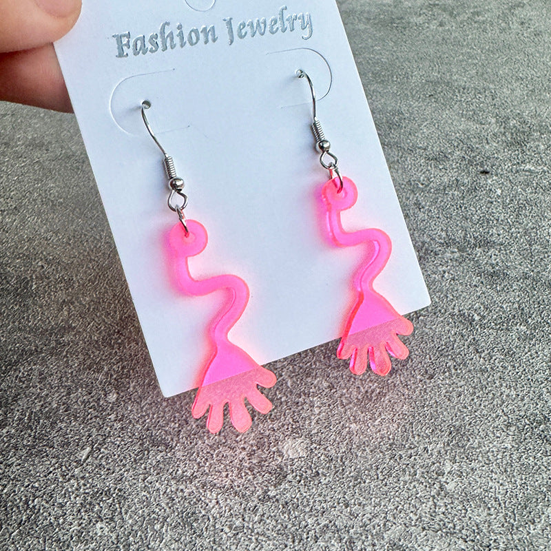 Vintage Acrylic Earrings - product image 2