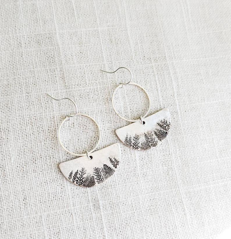 Vintage Geometric Cross Earrings for Women