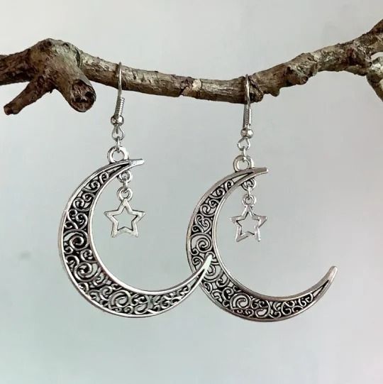 Vintage Moon Cross Earrings for Women - product image 1