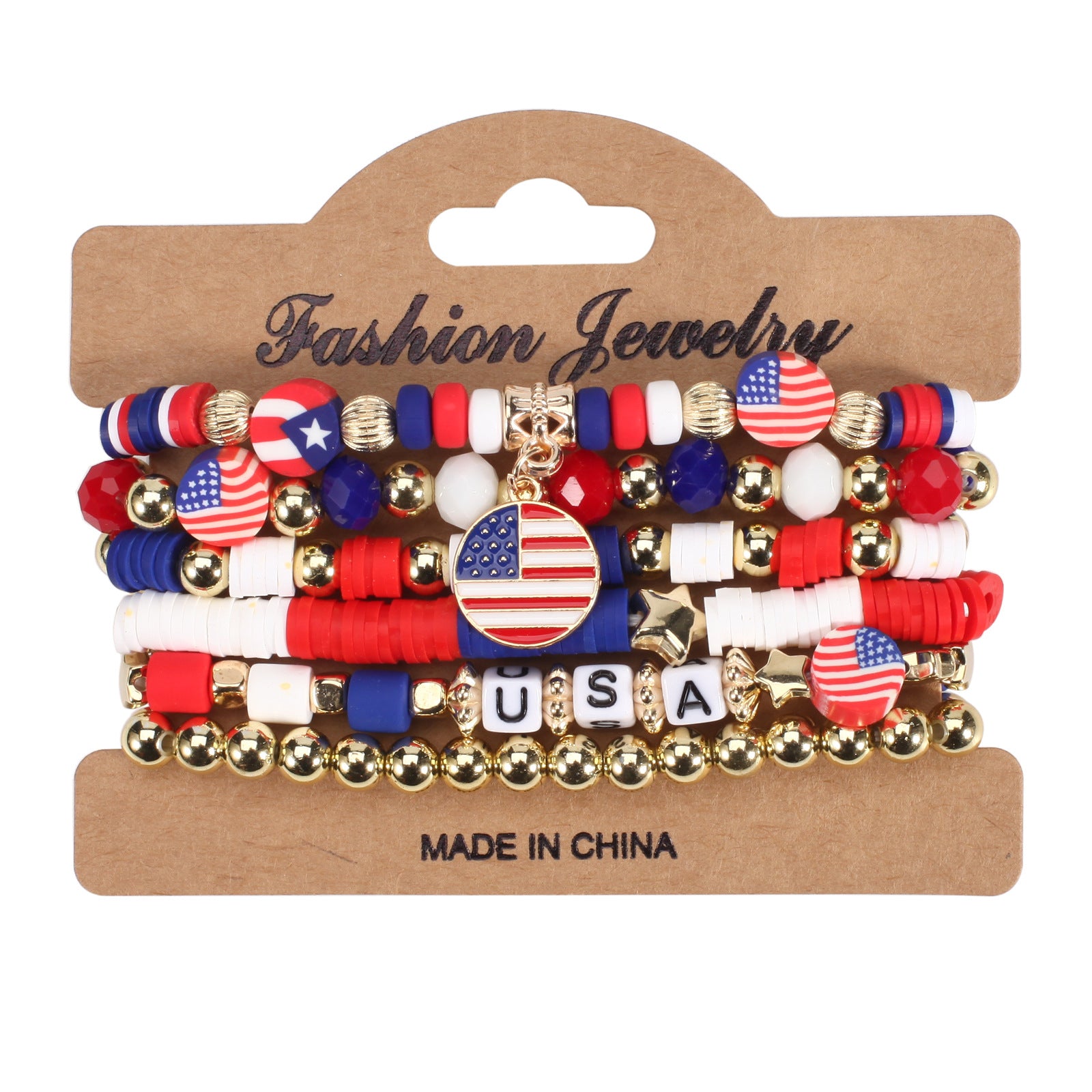 Flag Beaded Crystal Bracelet - product image 18
