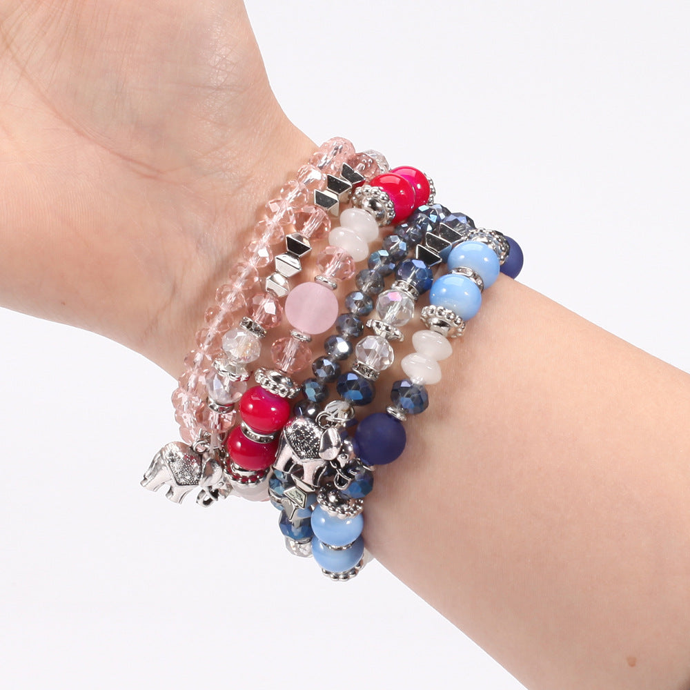 Boho Cross Beaded Necklace - product image 2