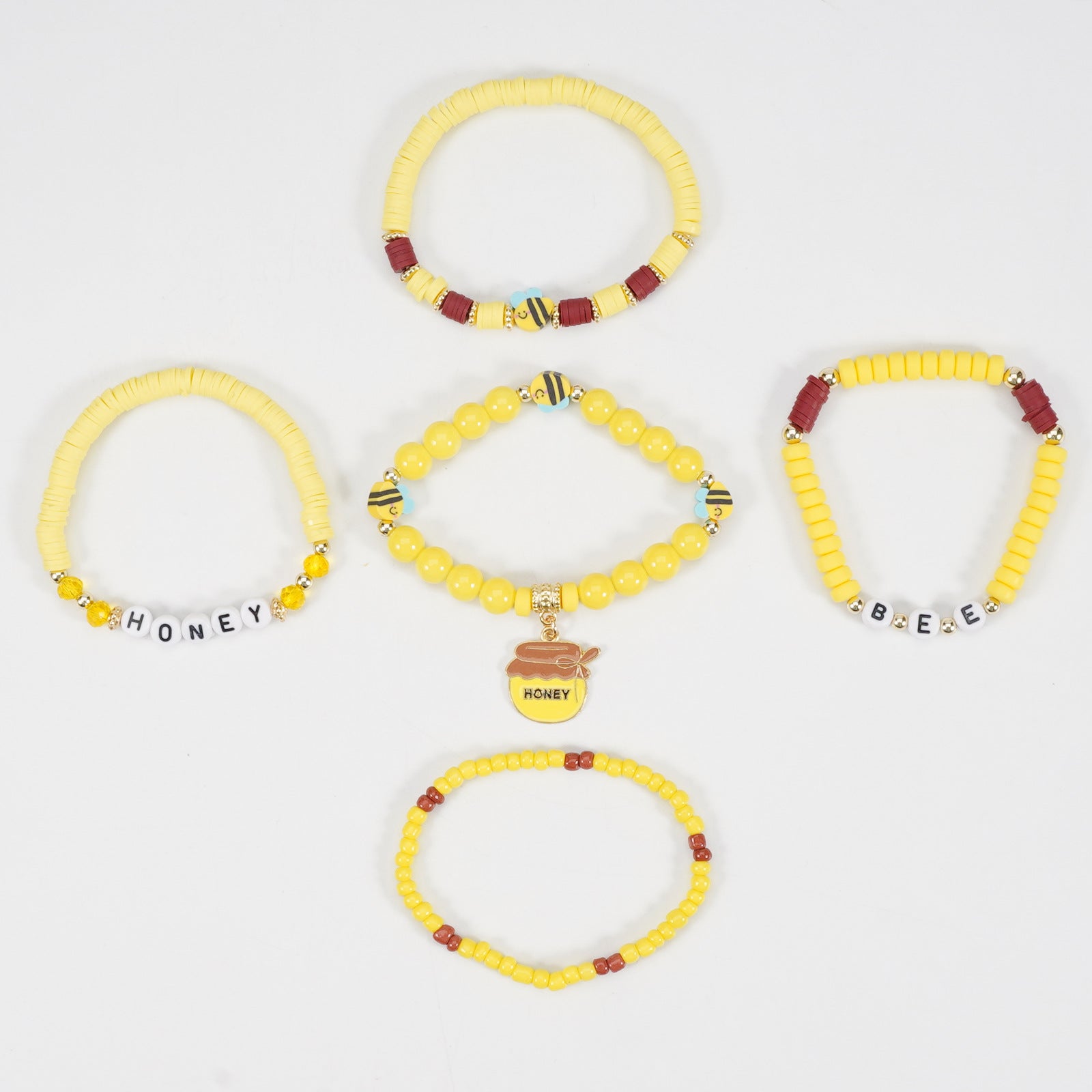 Floral Cross Bee Beaded Necklace - product image 22