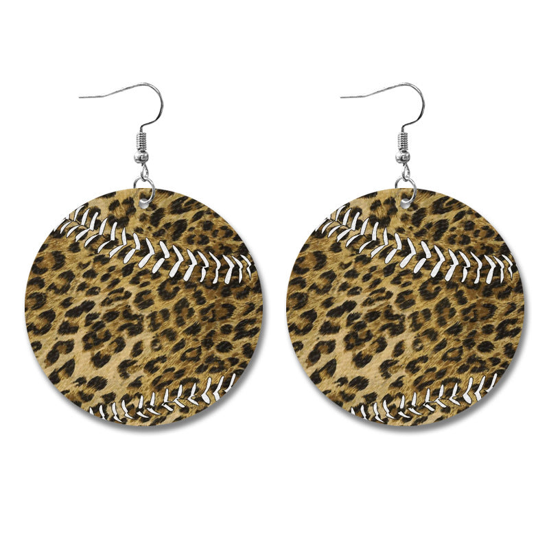 Heart Cross Leather Earrings - product image 3