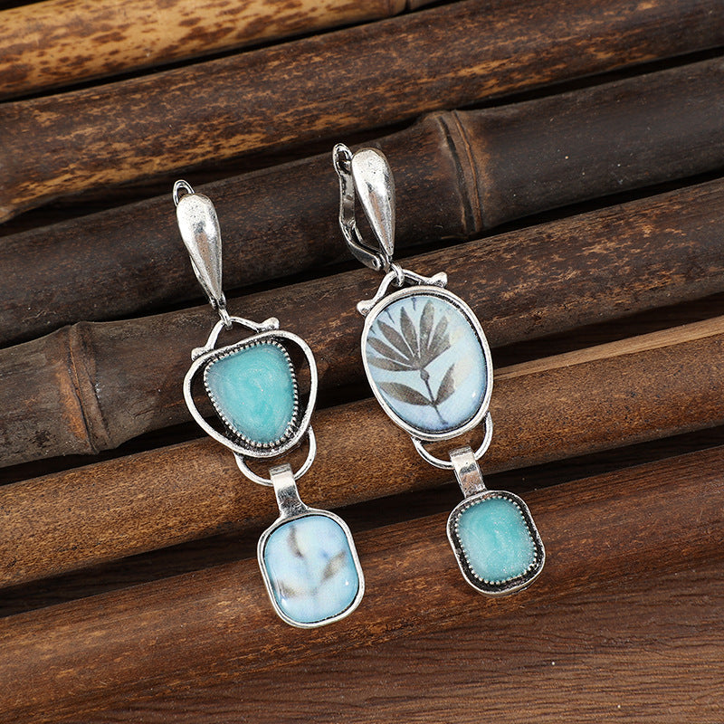 Vintage Geometric Cross Earrings - product image 2