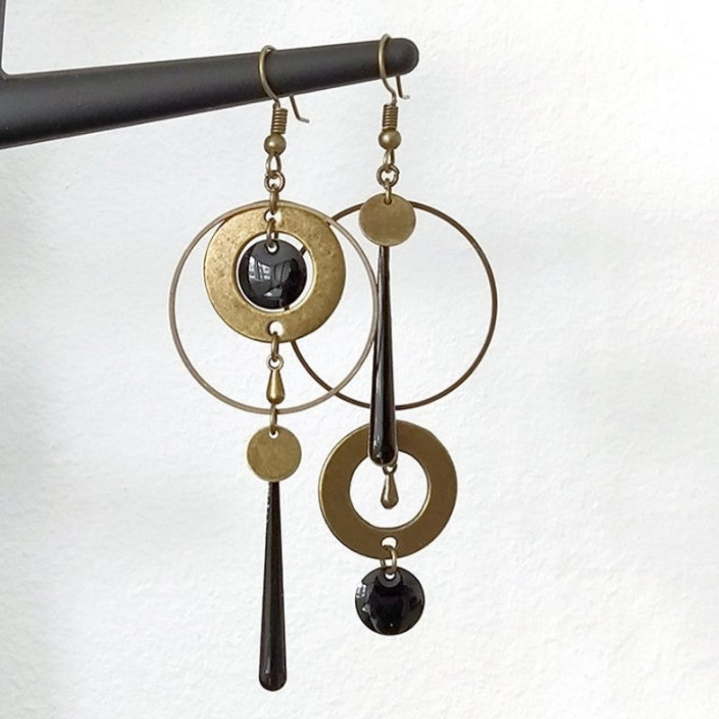 Vintage Statement Geometric Cross Earrings for Women - product image 16