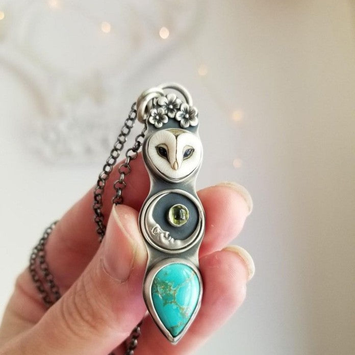 Turquoise Boho Vintage Necklace - product image 1