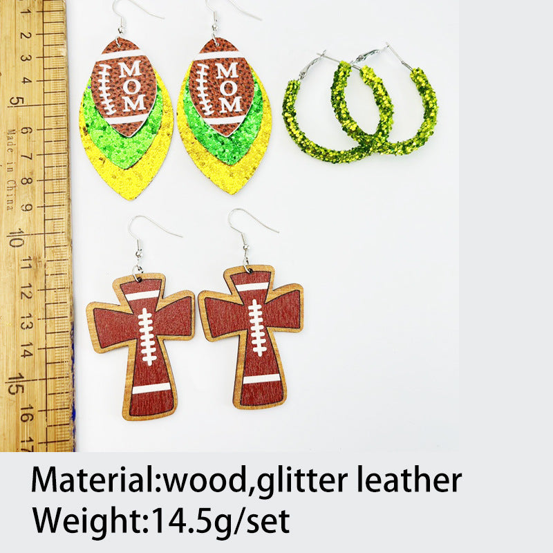 Cross Leather Earrings - product image 13
