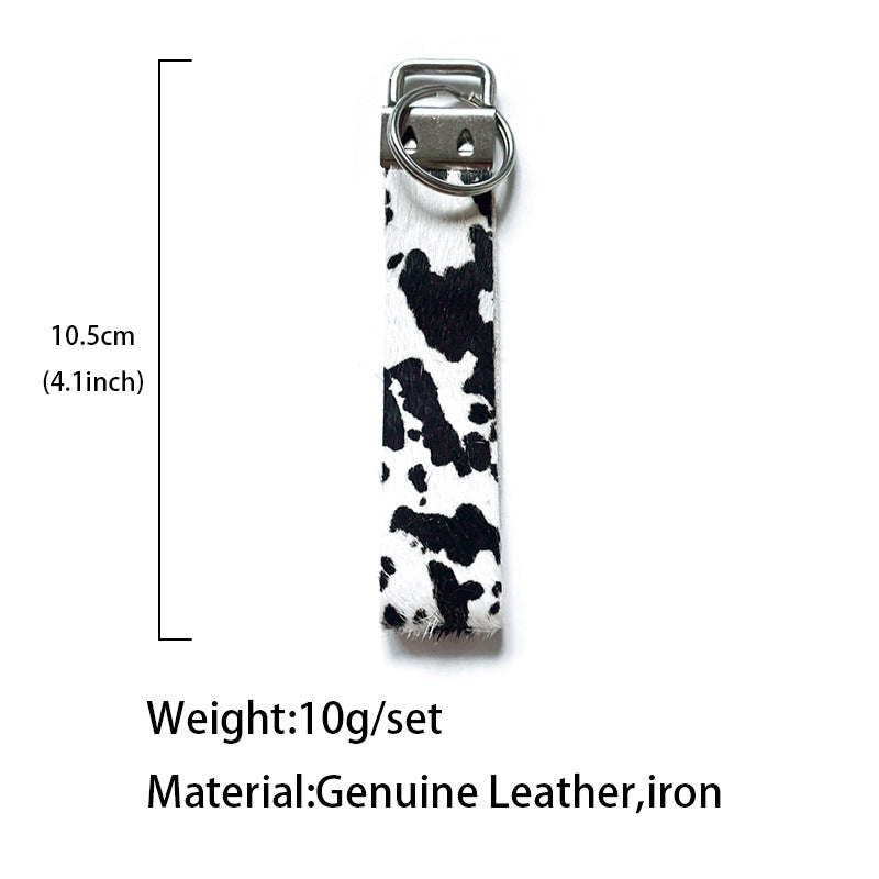 Vintage Horse Cross Leather Keychain - product image 4