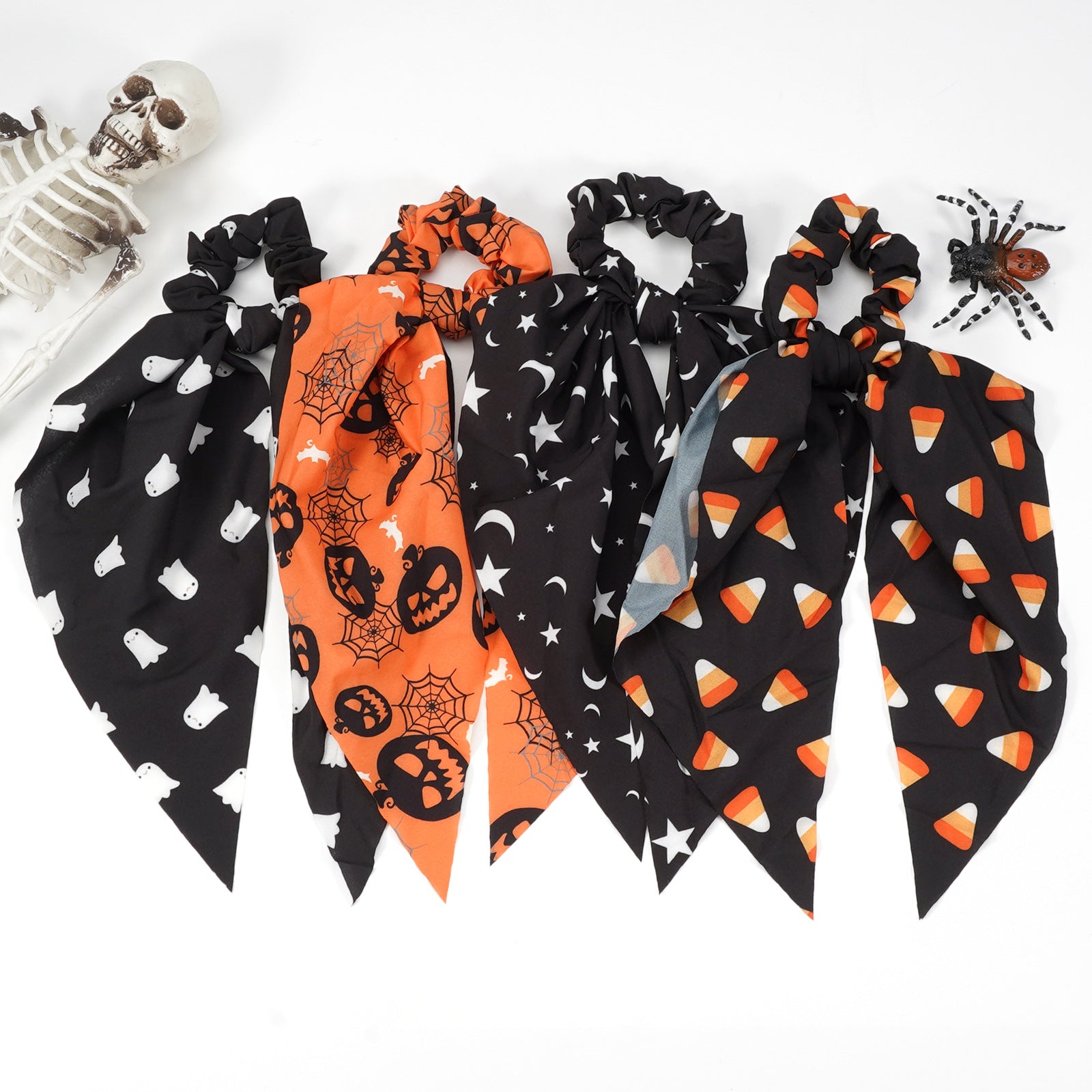 Halloween Streamers Halloween Hair Tie with Streamers and Ribbon Ghost - product image 1