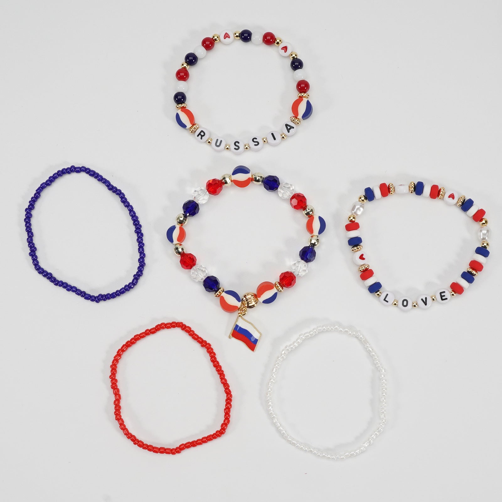 Flag Beaded Bracelet for Women - product image 33