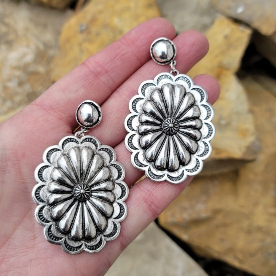 Boho Vintage Statement Cross Earrings for Women - product image 2