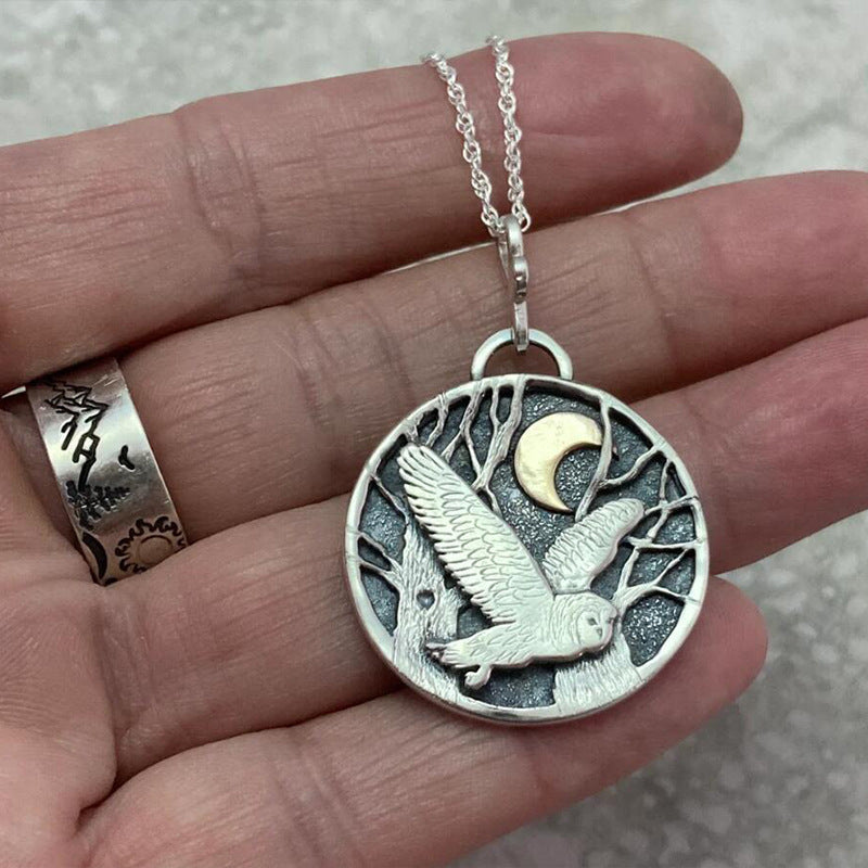 Western Moon Cross Necklace - product image 2