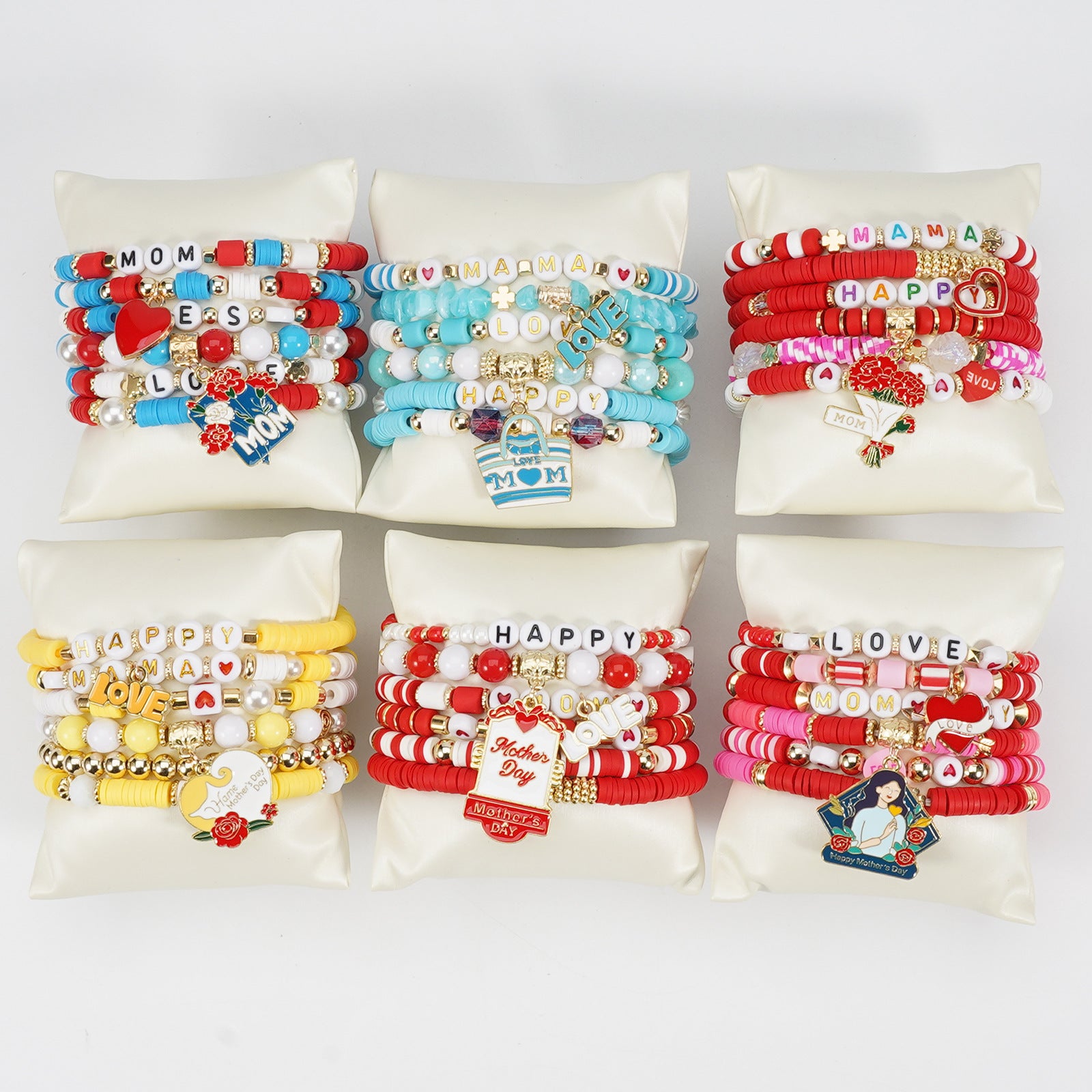 Floral Heart Beaded Bracelet - product image 2