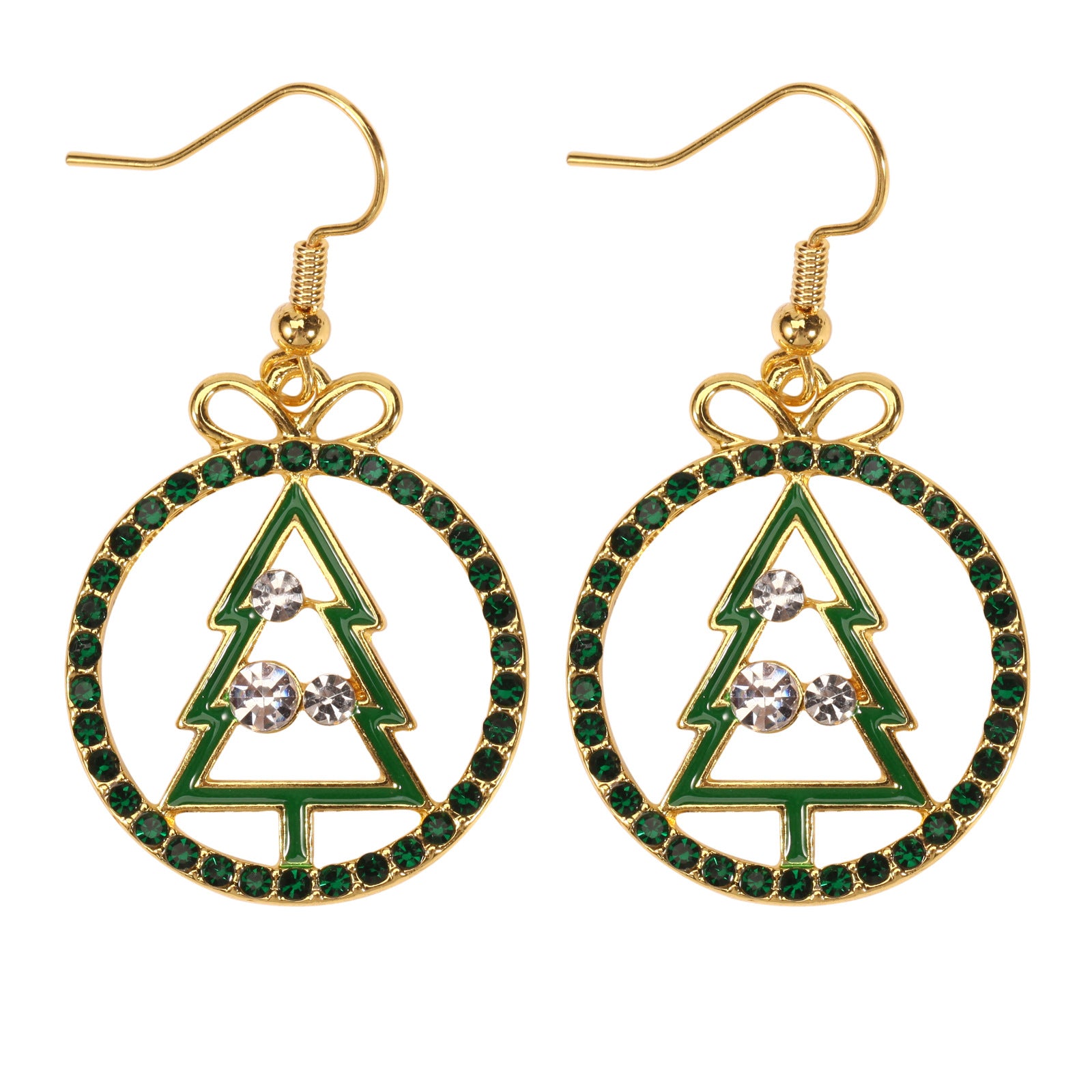Christmas Earrings: Reindeer Antlers - Christmas Tree - Snowman - Pentagram - - product image 4