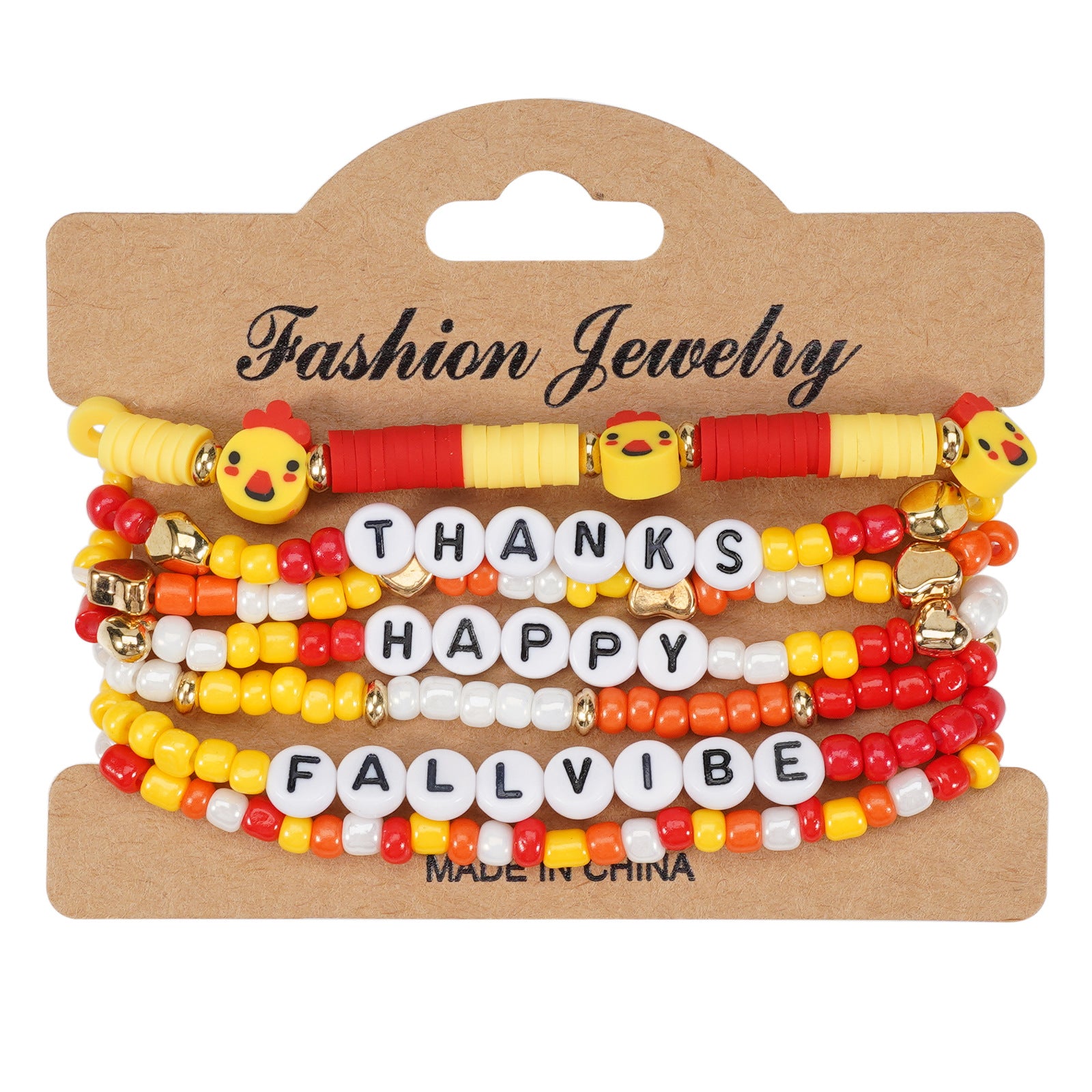 Thanksgiving Bracelet Autumn Maple Leaf Turkey Pumpkin Cartoon Cute Bracelet - product image 6