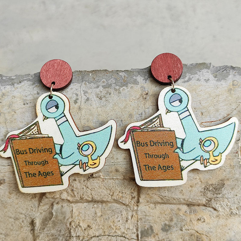 Duck Teaching and Reading Earrings - Cute Earrings for Students and Teachers - product image 1