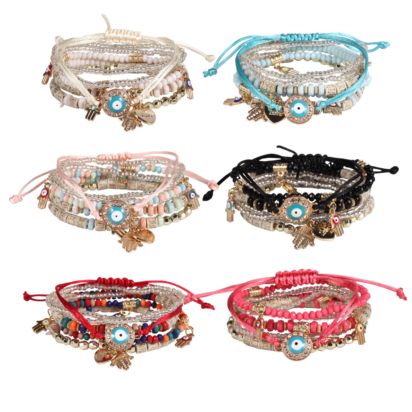 Cross Beaded Bracelet - product image 1