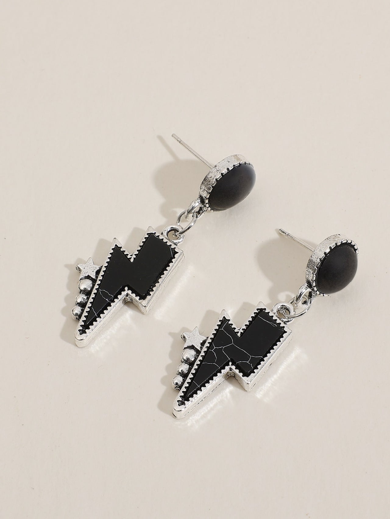 Turquoise Statement Cross Earrings