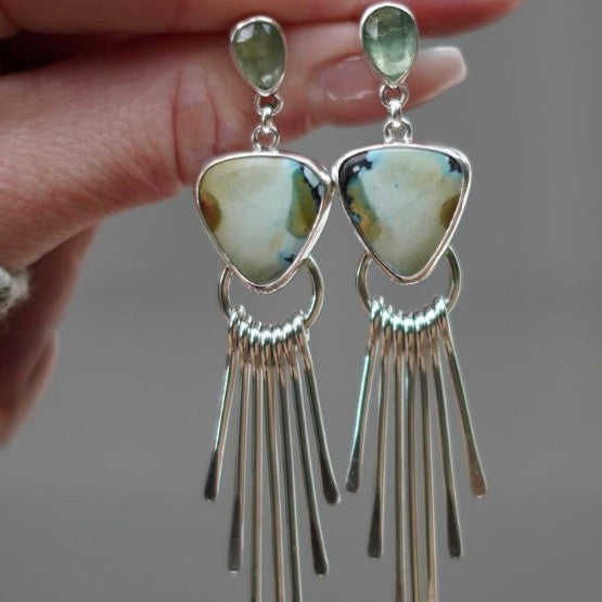Boho Vintage Geometric Cross Earrings - product image 1