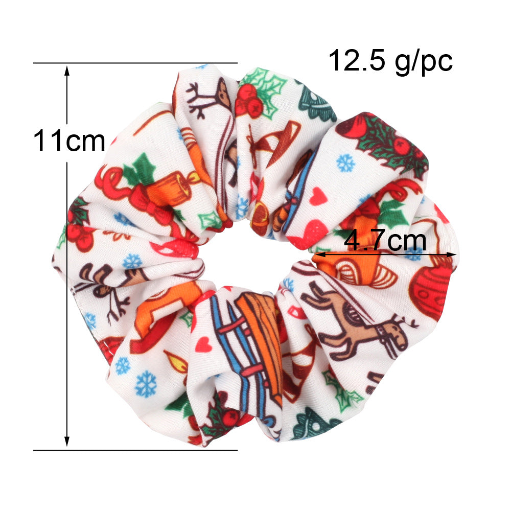 Christmas Hair Tie - Snowman - Bell - Santa Claus - Reindeer Antlers - Hat - - product image 4