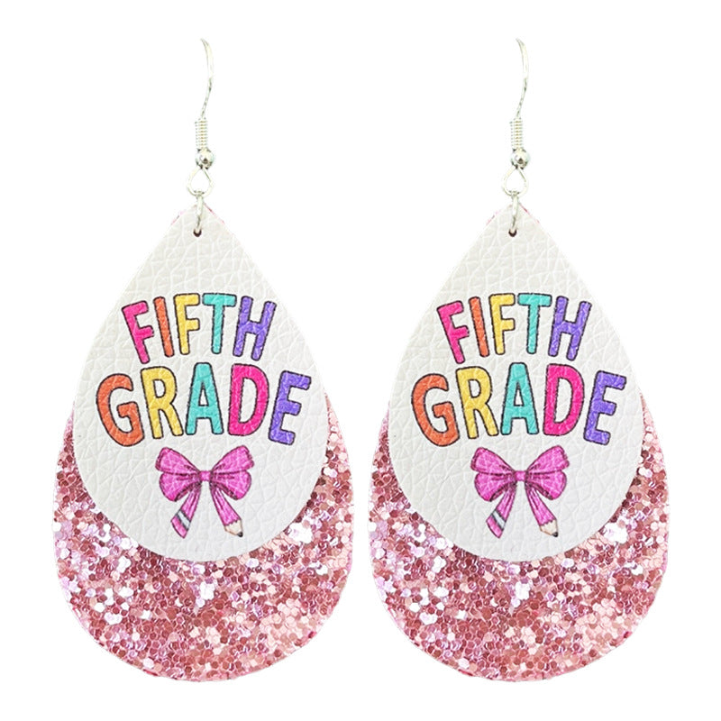Cross Leather Earrings for Women