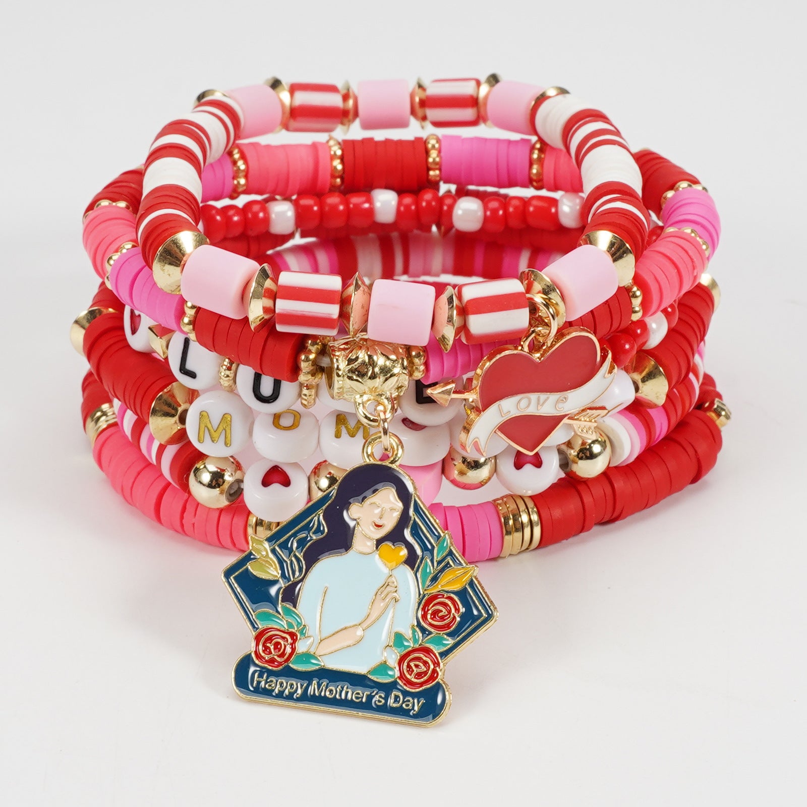 Floral Heart Beaded Bracelet - product image 20