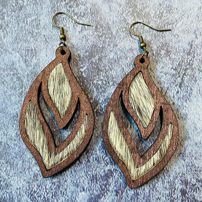 Western Boho Vintage Horse Cross Earrings - product image 7
