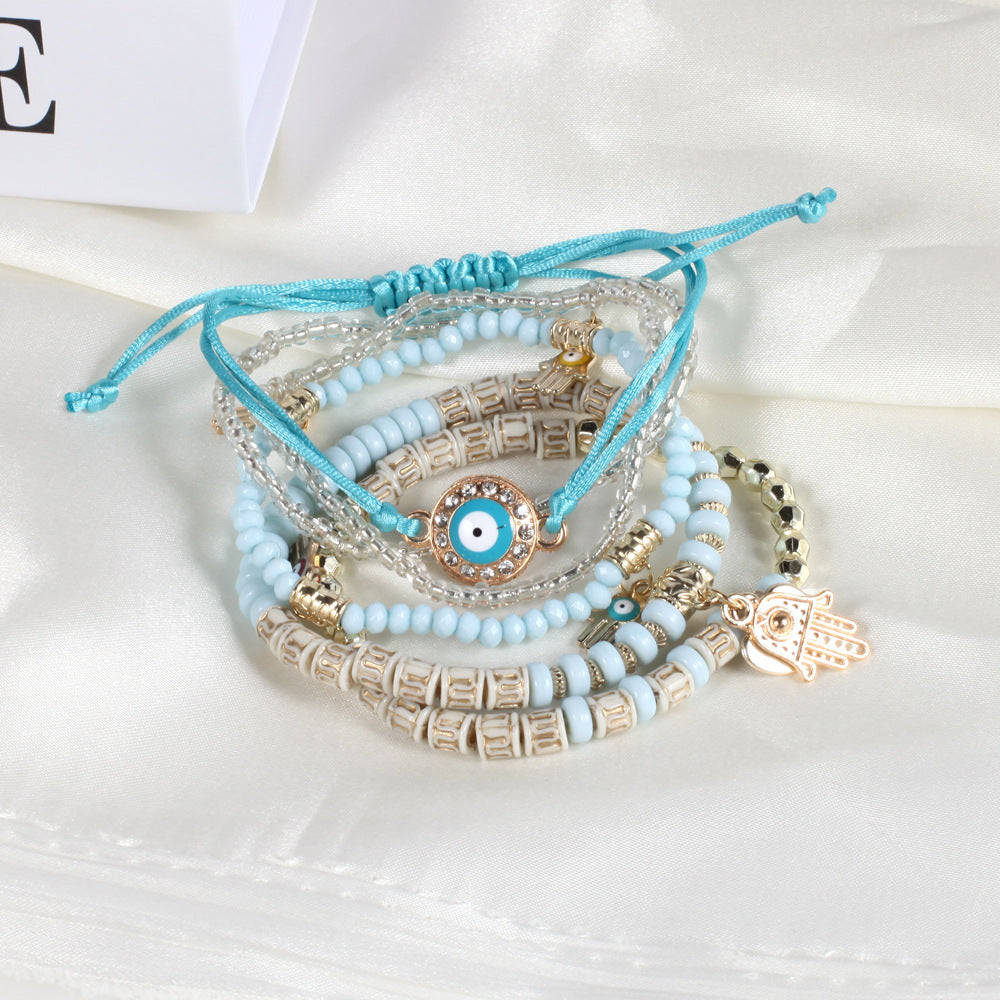 Cross Beaded Bracelet