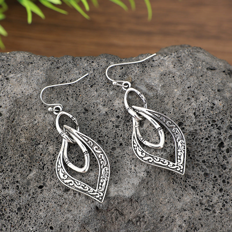 Geometric Cross Earrings - product image 3