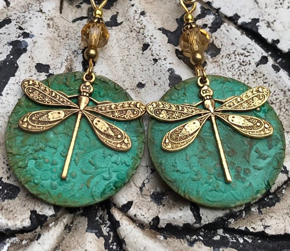 Vintage Cross Earrings