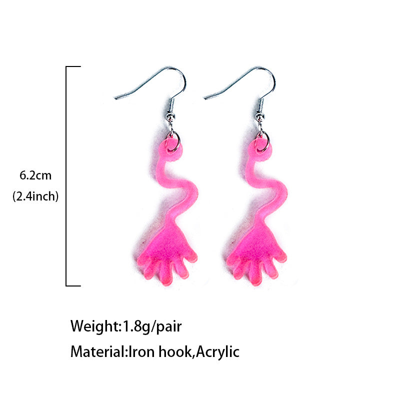 Vintage Acrylic Earrings - product image 4
