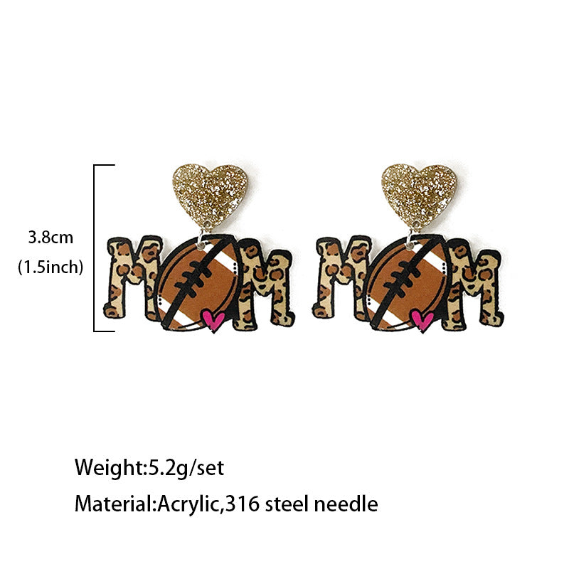 Cross Acrylic Earrings - product image 5