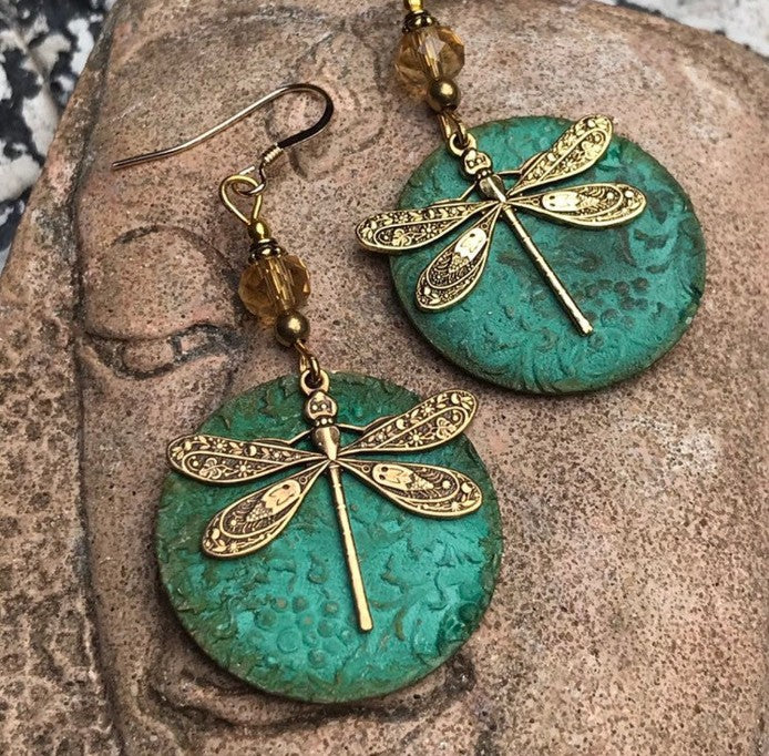 Vintage Cross Earrings