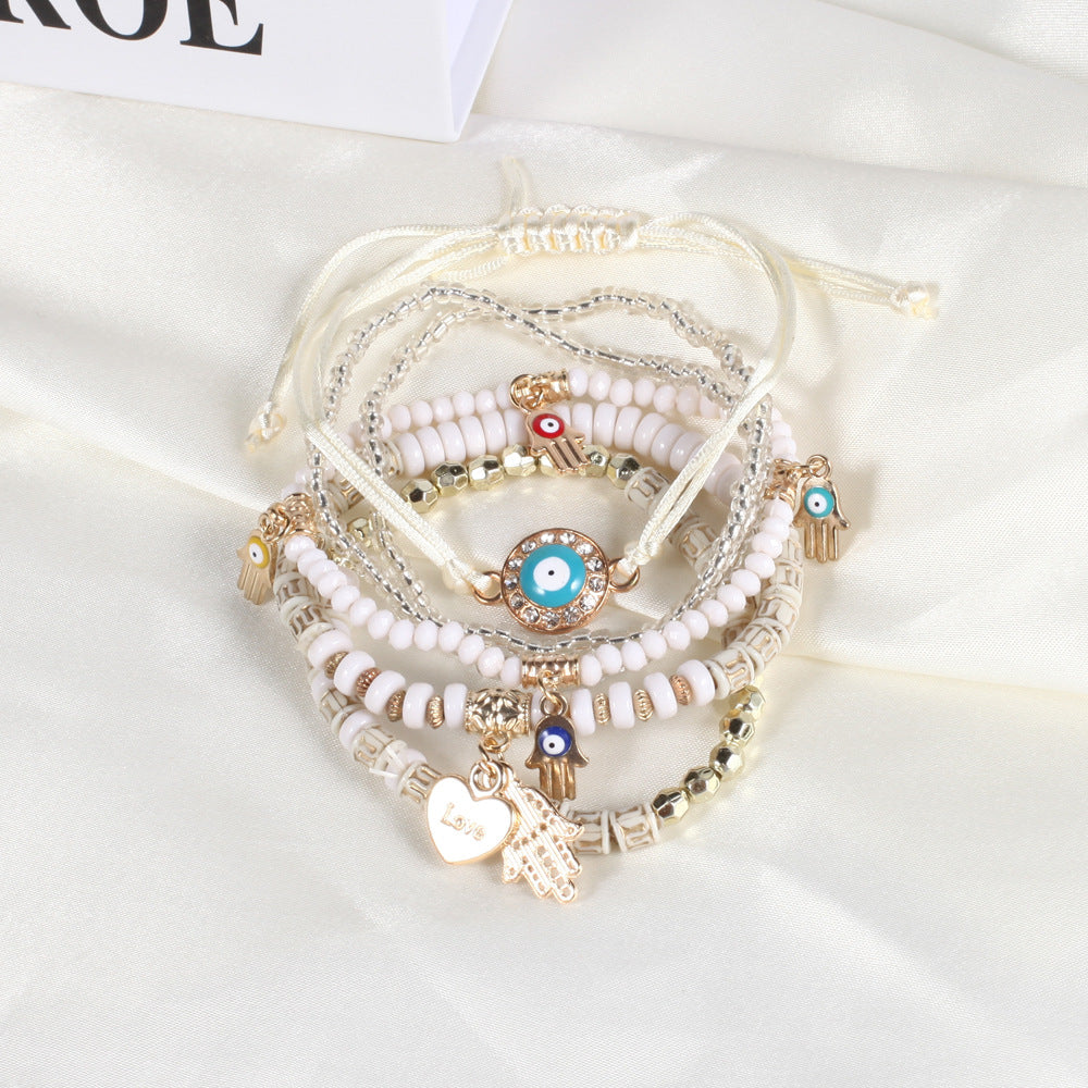 Cross Beaded Bracelet