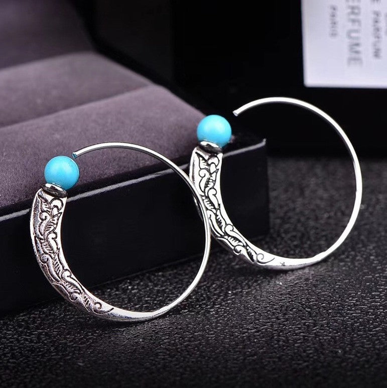 Turquoise Vintage Earrings - product image 4
