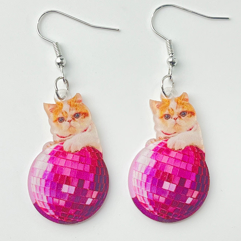 Moon Acrylic Earrings - product image 1