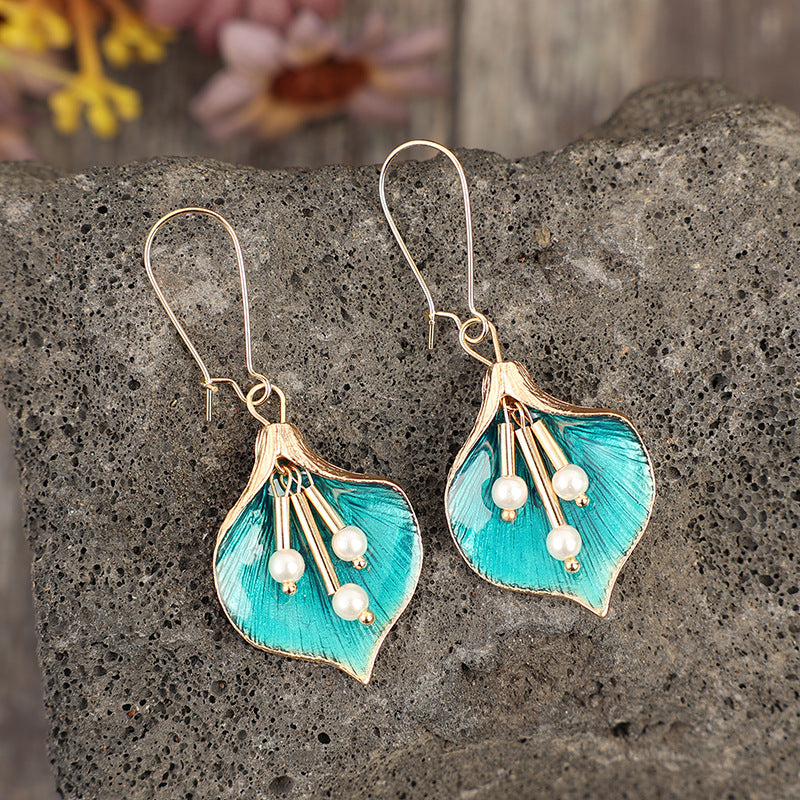 Floral Cross Earrings - product image 11