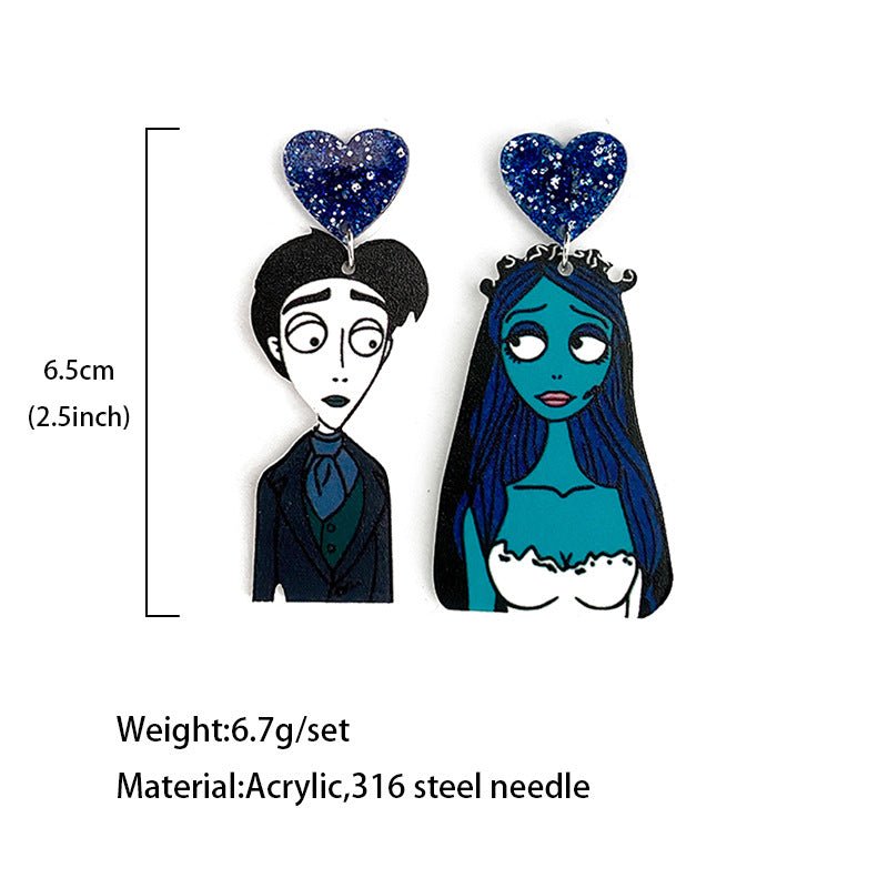 Cross Acrylic Earrings - product image 4