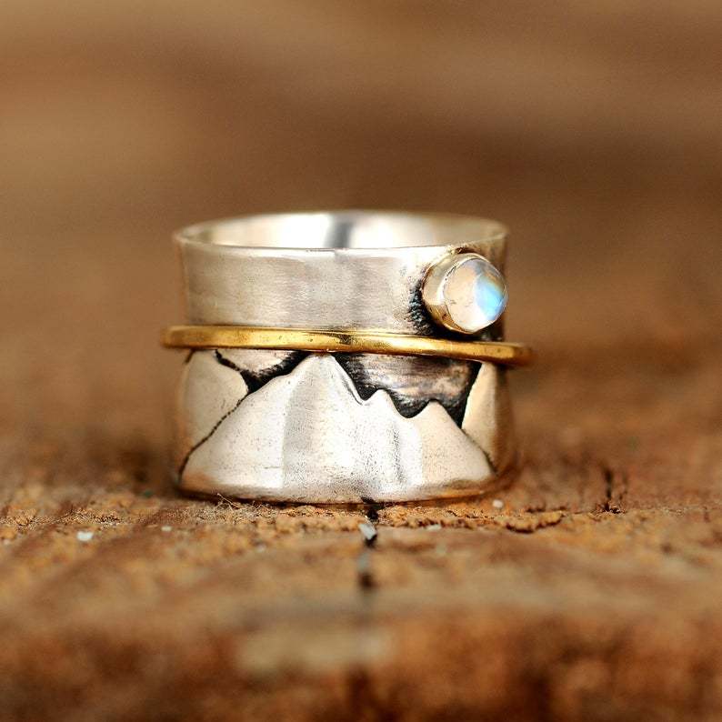 Vintage Moon Cross Ring - product image 3