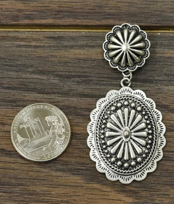 Vintage Geometric Cross Earrings - product image 3