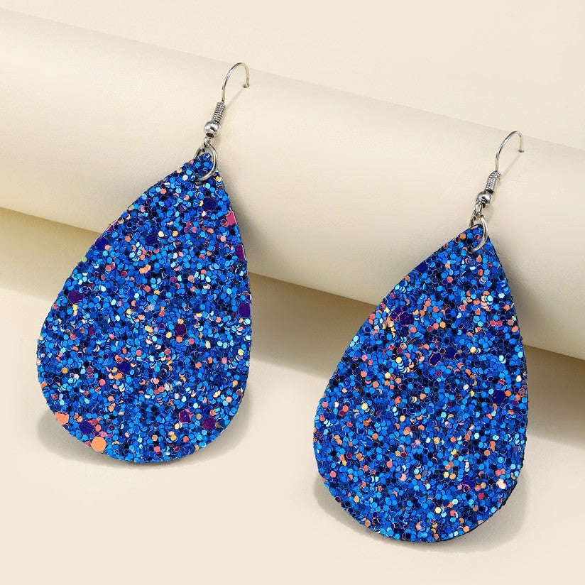 Cross Leather Earrings - product image 4